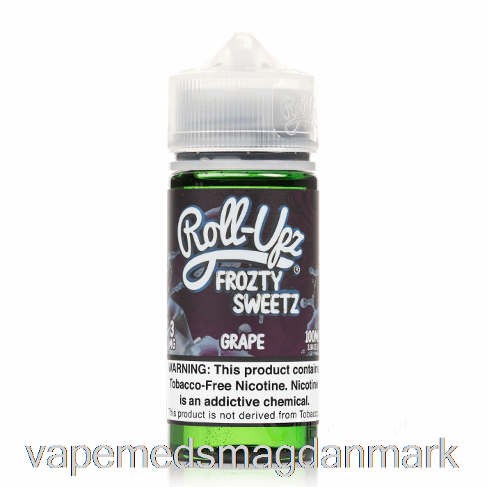 Vape Væske Grape Ice - Juice Roll-upz E-væske - 100ml 6mg
